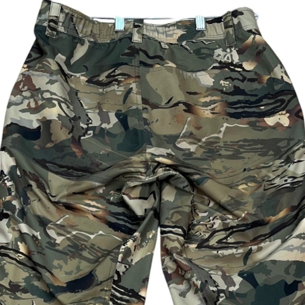 Under Armour Ridge Reaper Raider HD Pant Mens M Camo Flex Knee Stretch Waistband - Picture 6 of 16